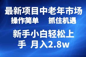 (10147期) 2024最新项目,中老年市场,起号简单,7条作品涨粉4000+,单月变现2.8w