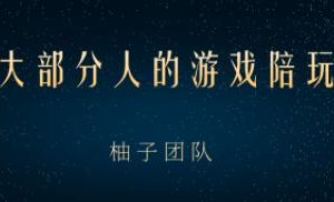 适合大部分人的游戏陪玩项目，把空余时间和游戏爱好变成收入【视频课程】