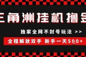 三角洲全自动挂G撸金，新手轻松一天5张+，无脑搬砖【揭秘】