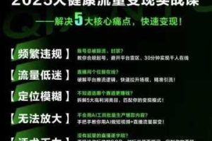 大健康流量全域新增长8.0，三月底线下课视频，大健康万亿蓝海，从类目突围到模式迭代