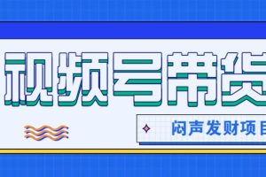 微信视频号带货项目,轻松日赚赚2000+,这个挣钱入口很多伙伴都在闷声发财