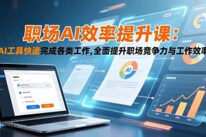 (16598期)职场AI效率提升课:AI工具快速完成各类工作,全面提升职场竞争力与工作效率