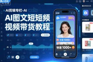 AI剪辑专栏-AI图文短视频带货教程
