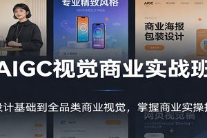 AIGC视觉商业实战班：从设计基础到全品类商业视觉，掌握商业实操技能