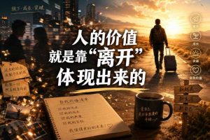 付费文章：人的价值就是靠“离开”体现出来的