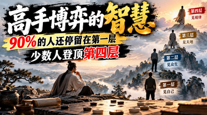 付费文章：高手博弈的智慧，90%的人还停留在第一层，少数人登顶第四层