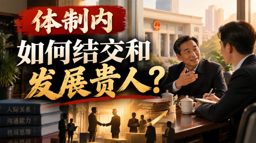 某公众号付费文章：体制内，如何结交和发展贵人?