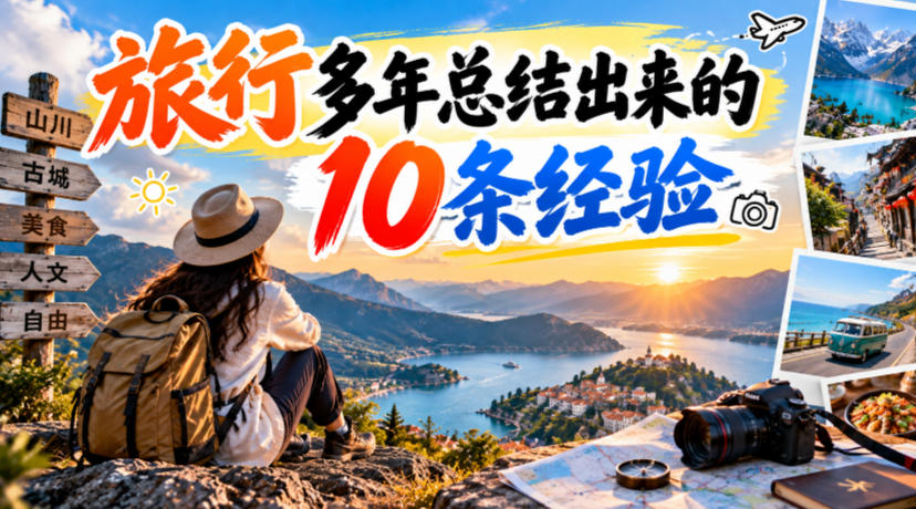 付费文章：旅行多年总结出来的10条经验