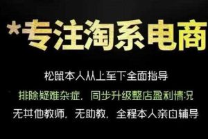松鼠会电商VIP课程,从基础布局到高阶优化,助你掌握淘宝运营逻辑,提升店铺流量与转化(更新1015)