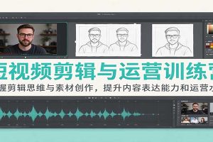 短视频剪辑与运营训练营:掌握剪辑思维与素材创作,提升内容表达能力和运营水平