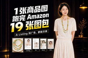一张商品图，怎么做成Amazon 19张完整图包？我把整个流程跑了一遍